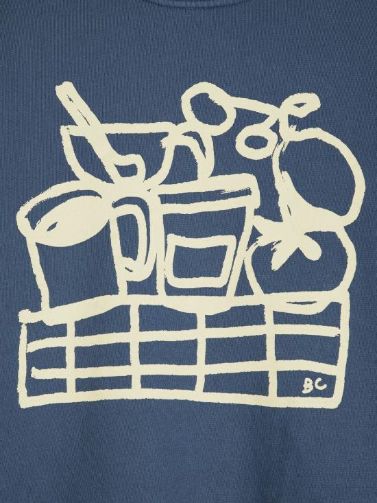  [키즈] 보보쇼즈 풀오버 키즈 보보 초세스 쿠킹 페스티벌 스웨트셔츠 네이비 블루 - BOBO CHOSES