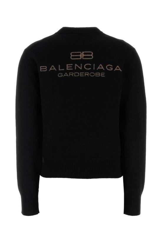  발렌시아가 스웨터 울  블랙 - BALENCIAGA