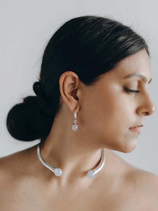  만시 목걸이/팬던트 Maancy 교체형 플루티드 칼라 목걸이 - MAANCY