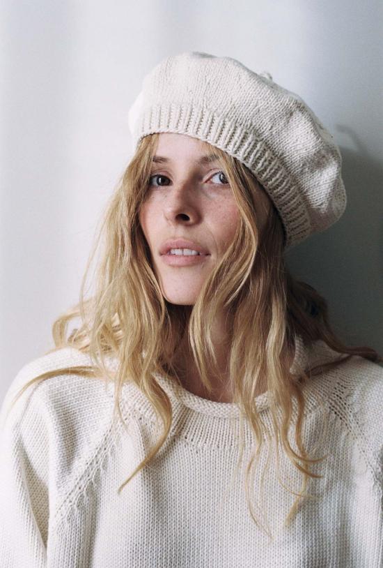  마리아 스탠리 모자 코튼 베레모