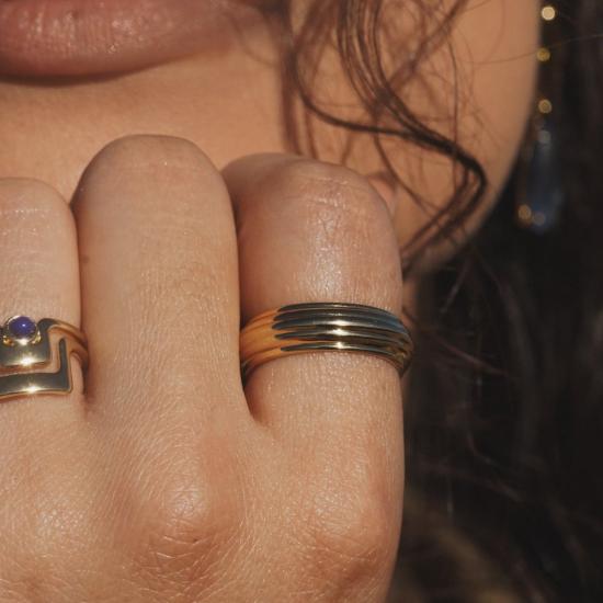  린지 루이스 반지 킴볼  금 - LINDSAY LEWIS