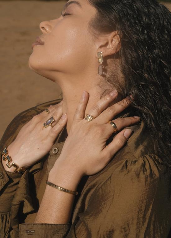  린지 루이스 반지 킴볼  금 - LINDSAY LEWIS