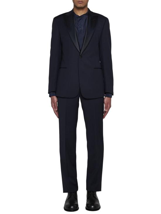  조르지오 아르마니 수트 자켓 정장, 다크 네이비 - GIORGIO ARMANI