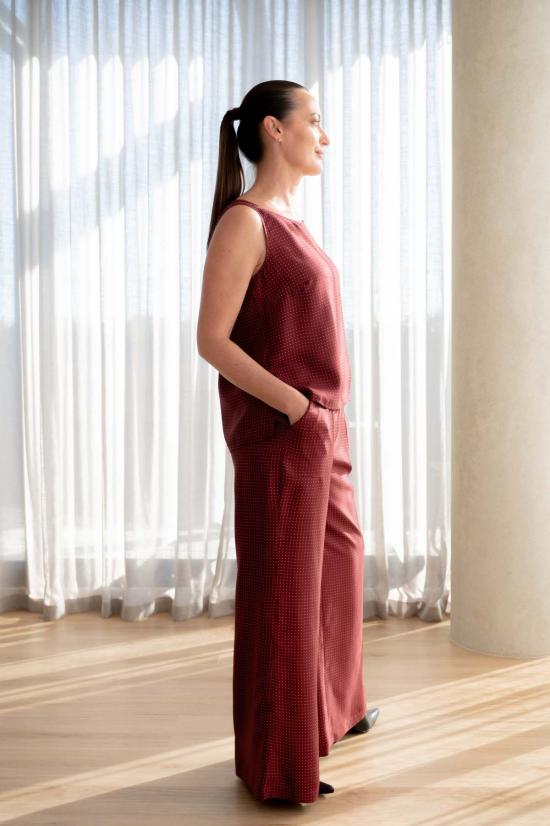  린제이 니콜라스 뉴욕 블라우스 린지 니콜라스 뉴욕 실크 쉘 남성 넥타이 - LINDSAY NICHOLAS NEW YORK