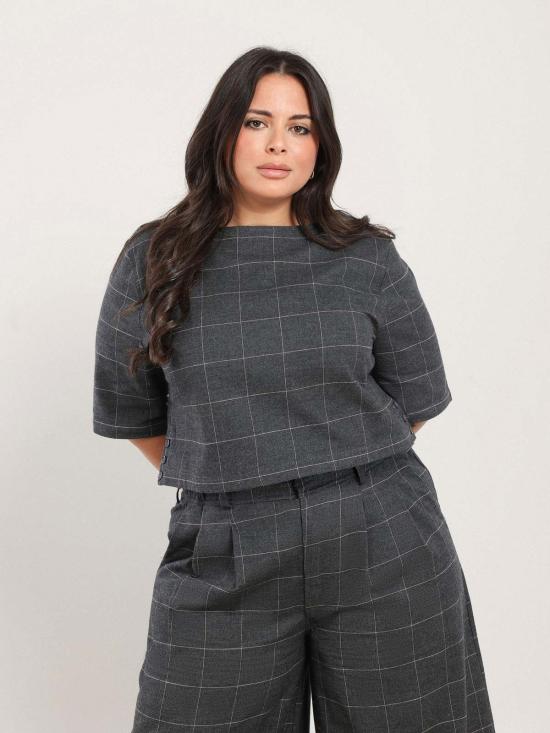  나지라 민소매 티셔츠 리아단 탑 - NAZEERAH