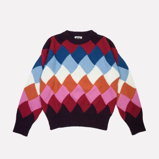  지지 니트웨어 스웨터 바스켓 위브 - GIGI KNITWEAR