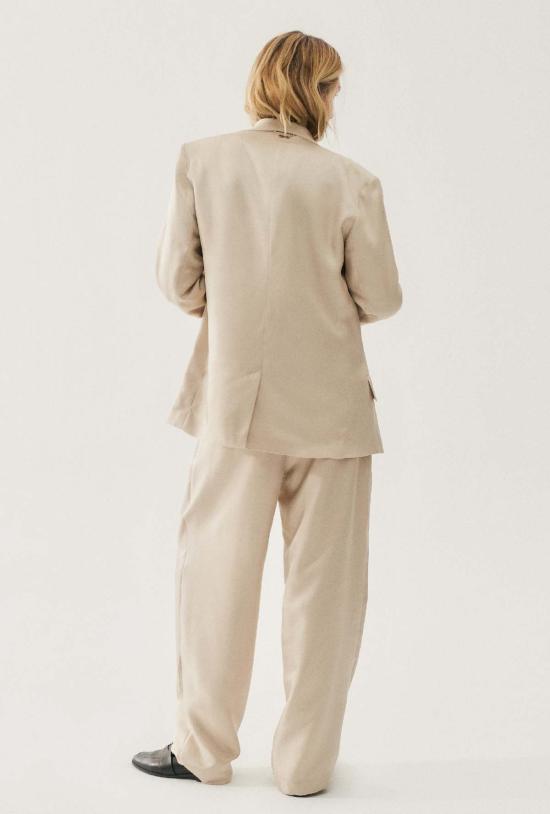  실크 런드리 수트 자켓 트윌 마이애미 블레이저 헤이즐넛 - SILK LAUNDRY