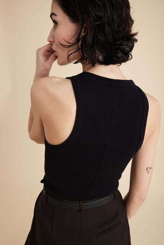  솔드아웃 NYC 민소매 티셔츠 Sold Out NYC The Not So Basic Tank Black - SOLD OUT NYC