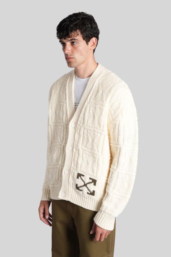  오프화이트 가디건 카디건 베이지 - OFF WHITE