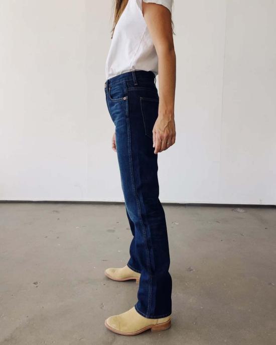  헤이갱 데님 팬츠 헤이 갱 하이라이즈 스트레이트 진 에디