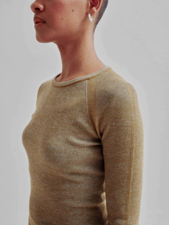  사야카 다비스 뉴욕 블라우스 사야카 데이비스 뉴욕 콤보 골지 크루넥 탑 - SAYAKA DAVIS NEW YORK