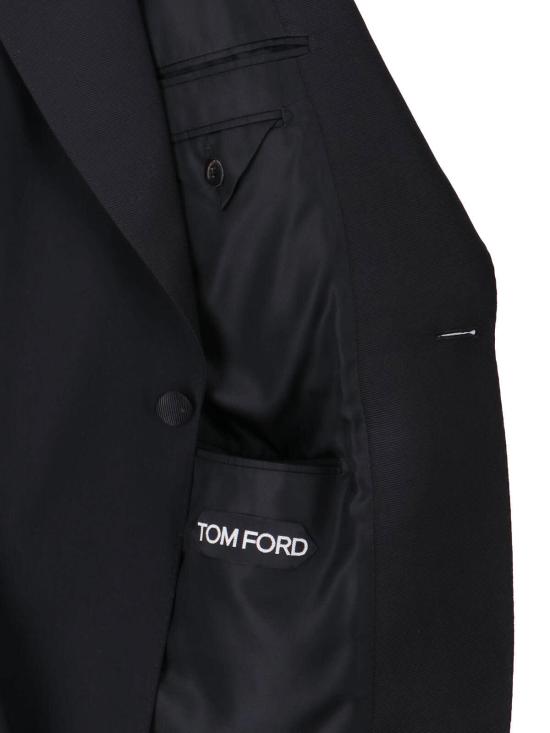  톰포드 자켓 톰 포드 블랙 울 턱시도 재킷 - TOMFORD