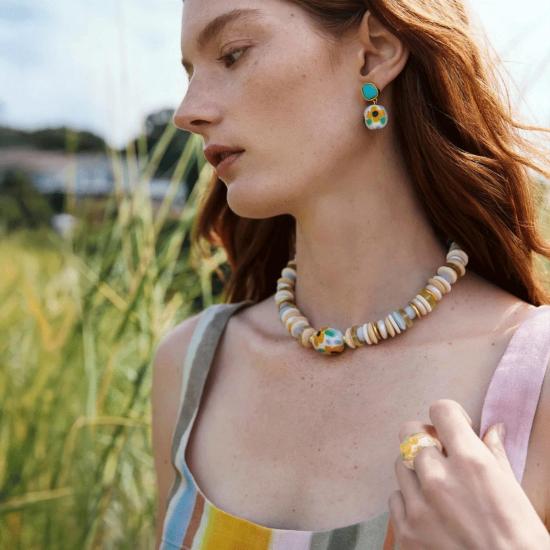  리지 포르투나토 반지 기념비  데이지 - LIZZIE FORTUNATO