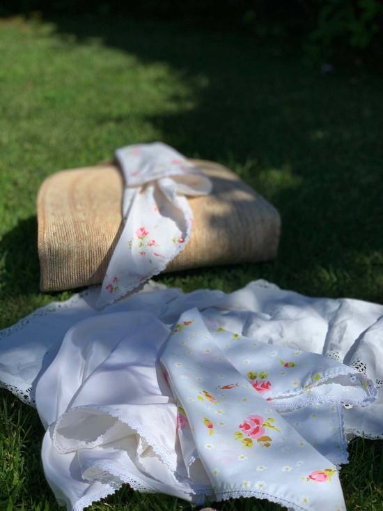  메릿 찰스 머플러/스카프 페넬로페 반다나 가든 - MERRITT CHARLES