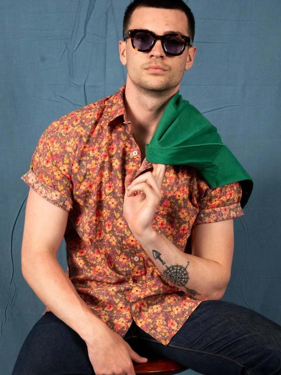  DUSHYANT 반팔 셔츠 두샨트 포크 셔츠 - OTHER BRANDS