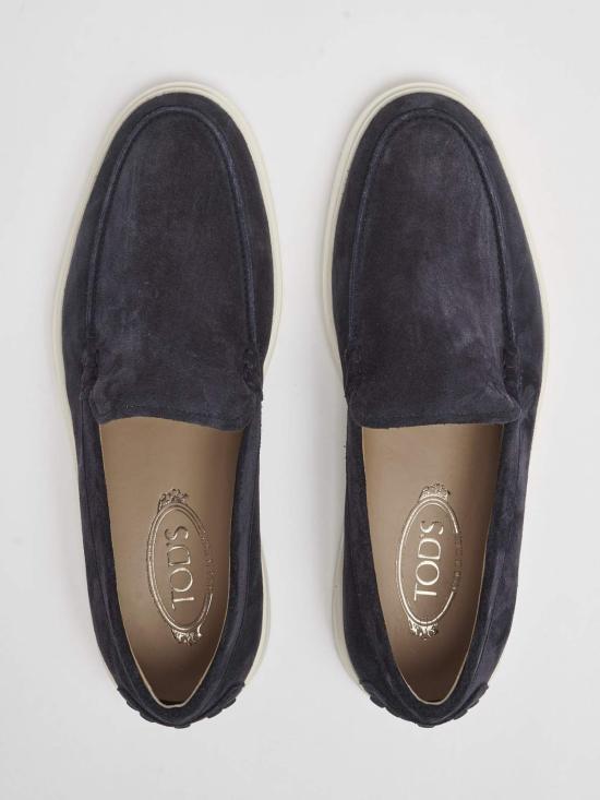  토즈 로퍼 스웨이드 슬립온  블루 - TODS
