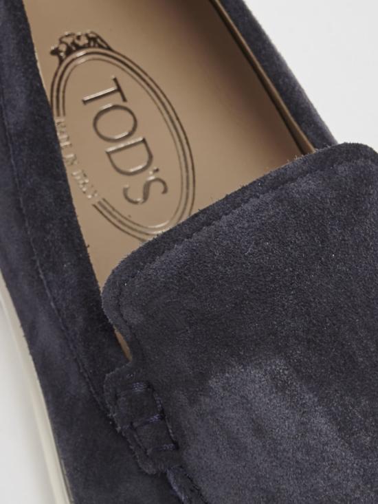  토즈 로퍼 스웨이드 슬립온  블루 - TODS