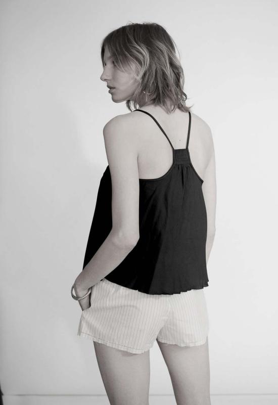  루 샤르망 민소매 티셔츠 스쿠프 탱크 앰버 - LOUP CHARMANT