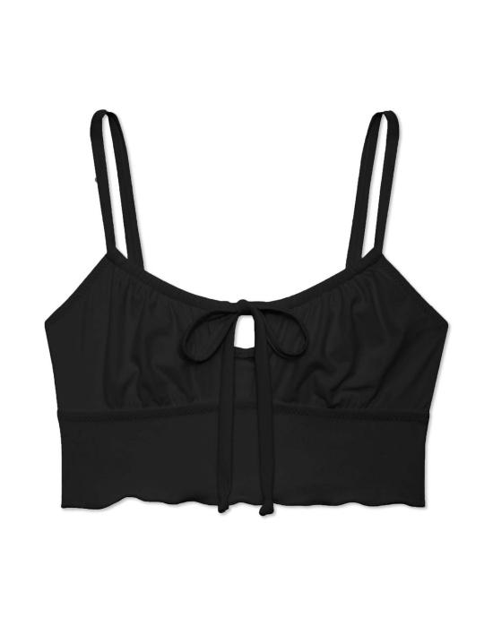  갈라마르 비키니 수영복 셀레나 크롭탑 느와르