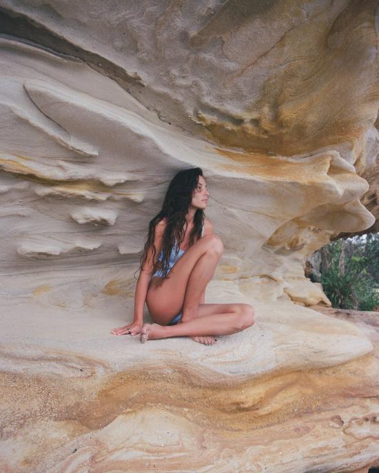  마레 퍼페투아 원피스 수영복 마레 페르페투아 더 버튼 원피스 스카이 - MARE PERPETUA