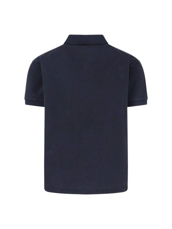  발렌시아가 반팔 티셔츠 자수 폴로 셔츠 - BALENCIAGA