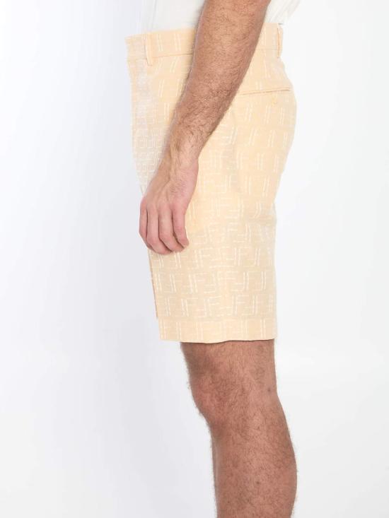  [키즈] 펜디 쇼츠/버뮤다 버뮤다 쇼츠 베이지 - FENDI