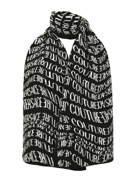 베르사체 머플러/스카프 진 쿠튀르 스카프 블랙