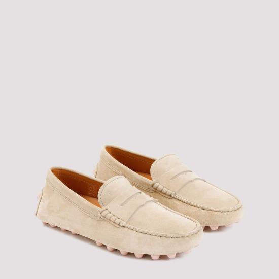 토즈 로퍼 Tod's 스웨이드 가죽  Naturale Chiaro - TODS