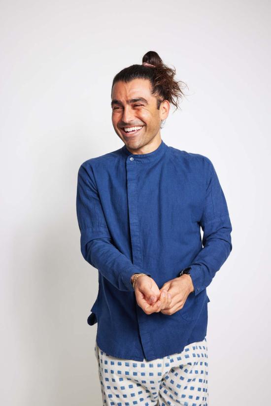  SEEKER 긴팔 셔츠 시커 A 심 버튼 업