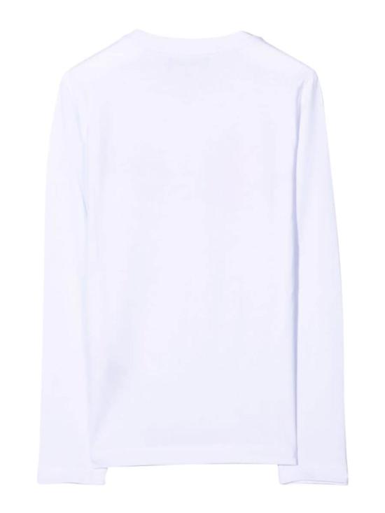  [키즈] 디스퀘어드2 트레이닝 상의 키즈 Dsquared2 Maglietta  화이트 - DSQUARED2