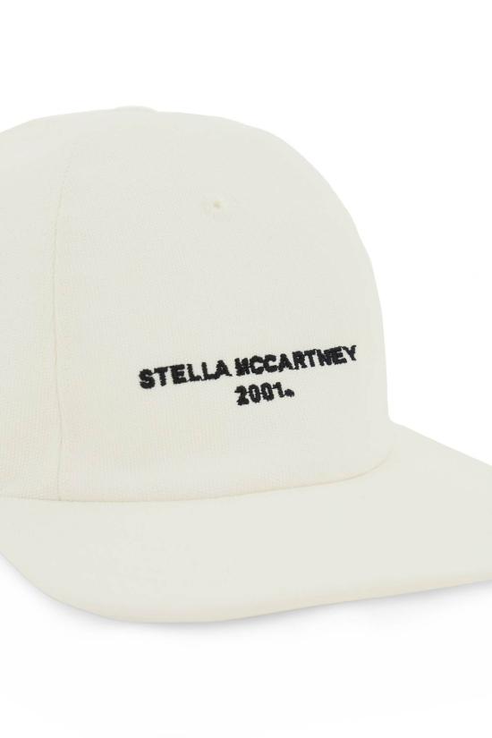  스텔라 맥카트니 모자 스텔라 매카트니 로고 베이스볼 캡 프로스트 (화이트) - STELLA MCCARTNEY