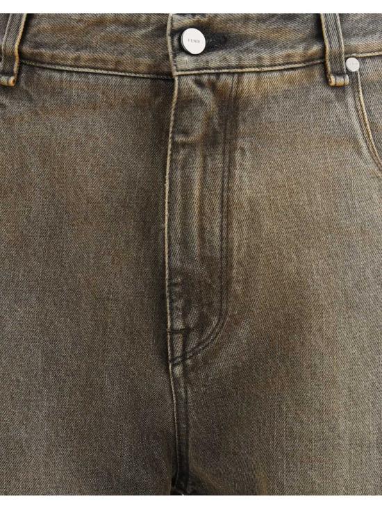  펜디 데님 팬츠 마블 오버 다이  아르길라 - FENDI