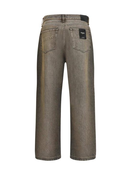  펜디 데님 팬츠 마블 오버 다이  아르길라 - FENDI