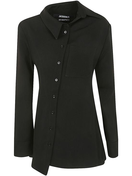  자크뮈스 탑 Jacquemus La Chemise 파블로 셔츠 블랙