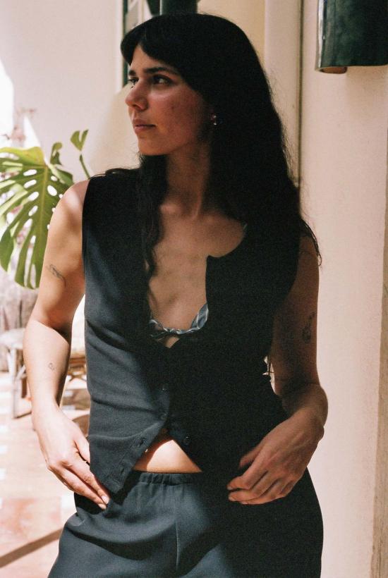  질 로드리게즈 가디건 길 로드리게즈 소피 슬리브리스 - GIL RODRIGUEZ