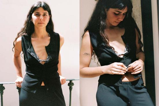  질 로드리게즈 가디건 길 로드리게즈 소피 슬리브리스 - GIL RODRIGUEZ