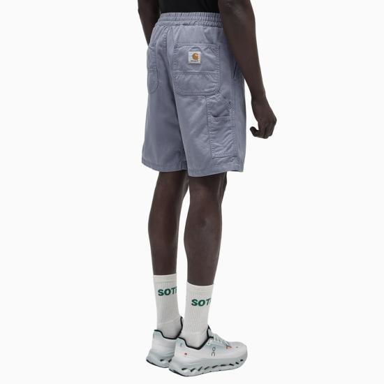  칼하트 숏팬츠 카하트 플린트 반바지 Ydgd 베이 블루 - CARHARTT