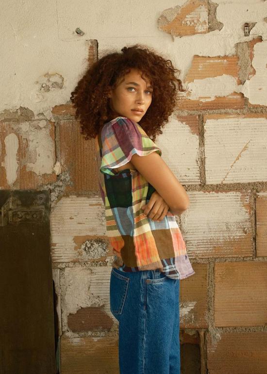  에이스 앤 지그 블라우스 에이스 & 지그 케나 탑 - ACE & JIG