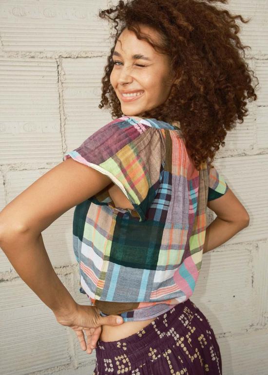  에이스 앤 지그 블라우스 에이스 & 지그 케나 탑 - ACE & JIG