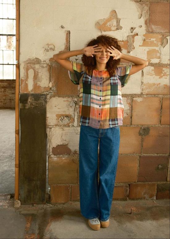  에이스 앤 지그 블라우스 에이스 & 지그 케나 탑 - ACE & JIG