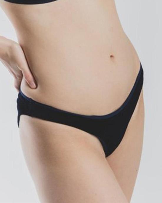  베이스레인지 언더웨어 세트  벨  벨벳 미드나잇 블루 - BASERANGE