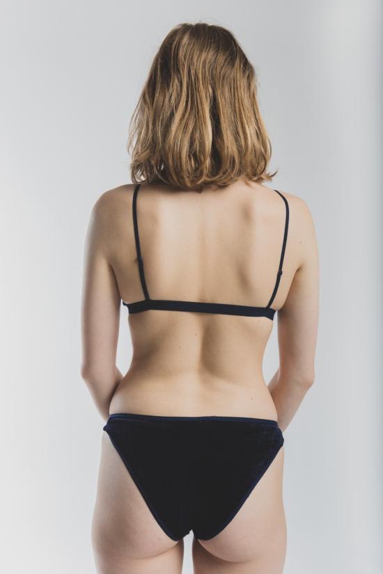  베이스레인지 언더웨어 세트  벨  벨벳 미드나잇 블루