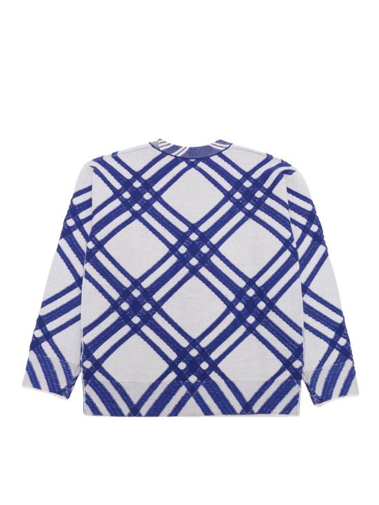  [키즈] 버버리 풀오버 키즈 여아용 가디건 화이트 - BURBERRY