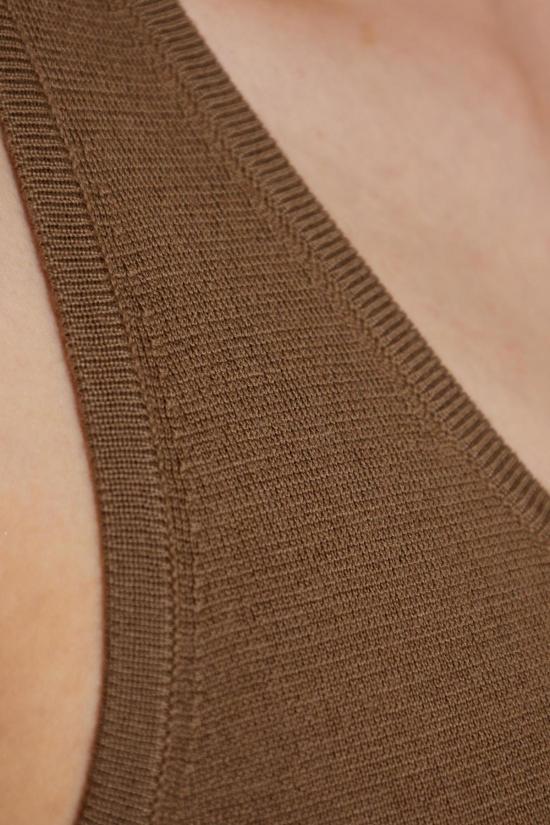  막스마라 미디 원피스 막스 마라 아세리 드레스 브라운 - MAX MARA