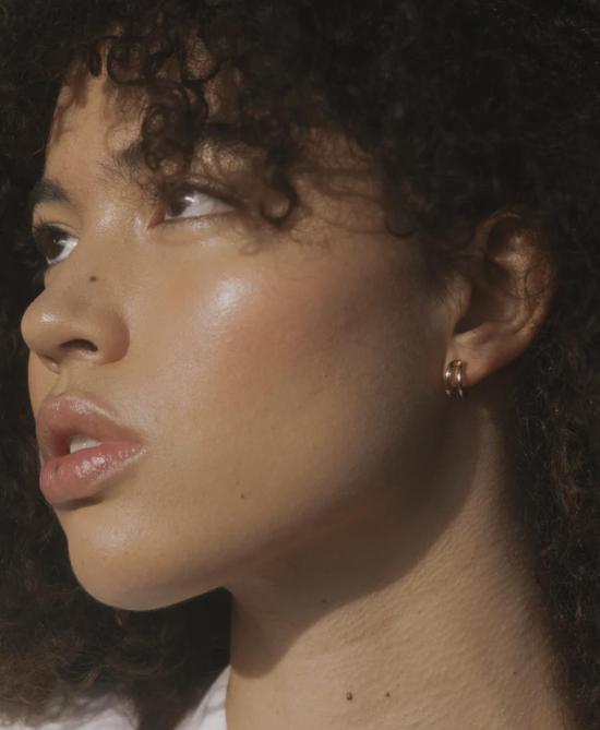  아만다 헌트 이어링 제멜라 후프스 브론즈 - AMANDA HUNT