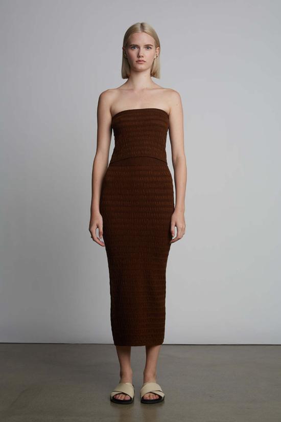  ELEVEN SIX 롱 스커트 일레븐 식스 캐리 튜브  에스프레소 - ELEVEN SIX