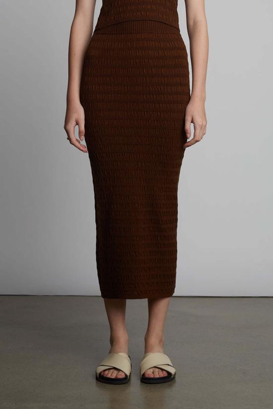  ELEVEN SIX 롱 스커트 일레븐 식스 캐리 튜브  에스프레소