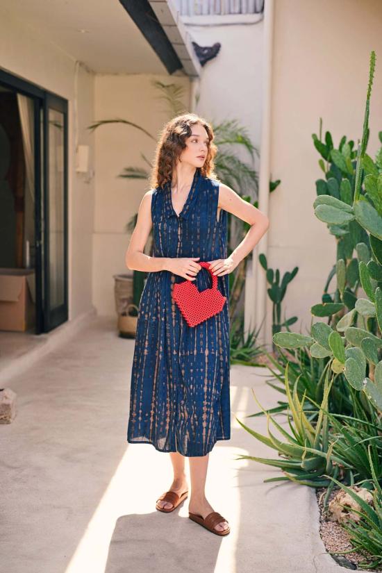  Pink Haley 롱 원피스 핑크 헤일리 티나 미디 드레스 오션 블루 - PINK HALEY