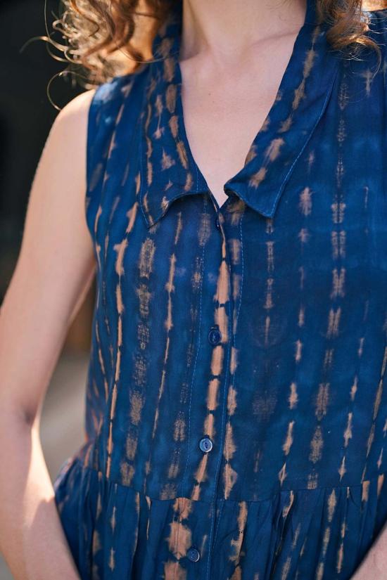  Pink Haley 롱 원피스 핑크 헤일리 티나 미디 드레스 오션 블루 - PINK HALEY