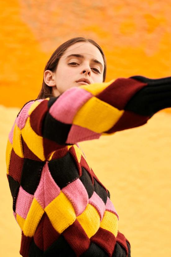  지지 니트웨어 스웨터 바스켓 위브 - GIGI KNITWEAR